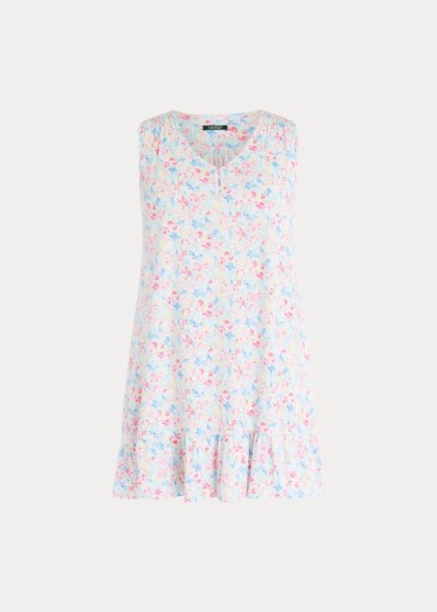 Women's Ralph Lauren Floral Cotton Nightdress | 157423ZCH